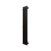 Полотенцесушитель электрический Grota Corsa K N RAL9005 EL 23х150, с крючками, матовый черный