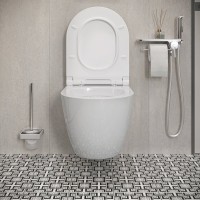 Унитаз подвесной Damixa Apollo DX22C1700SC с микролифтом, безободковый