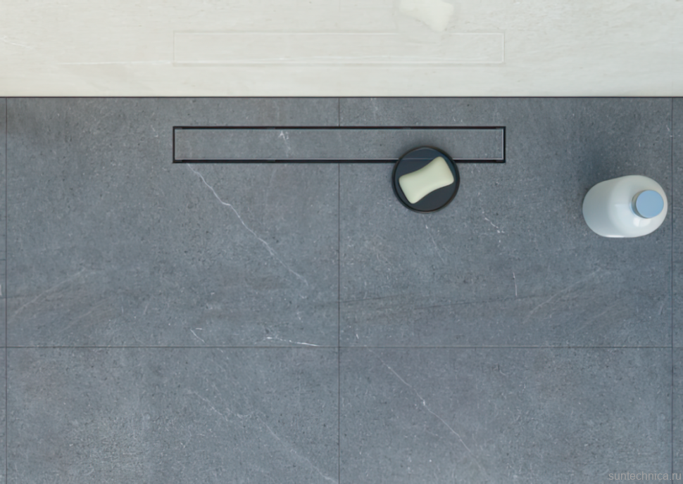 Душевой трап (лоток) Pestan Confluo Frameless Line 850 матовый хром