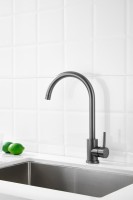 Смеситель для кухни BELZ B810 B70810-3 оружейная сталь