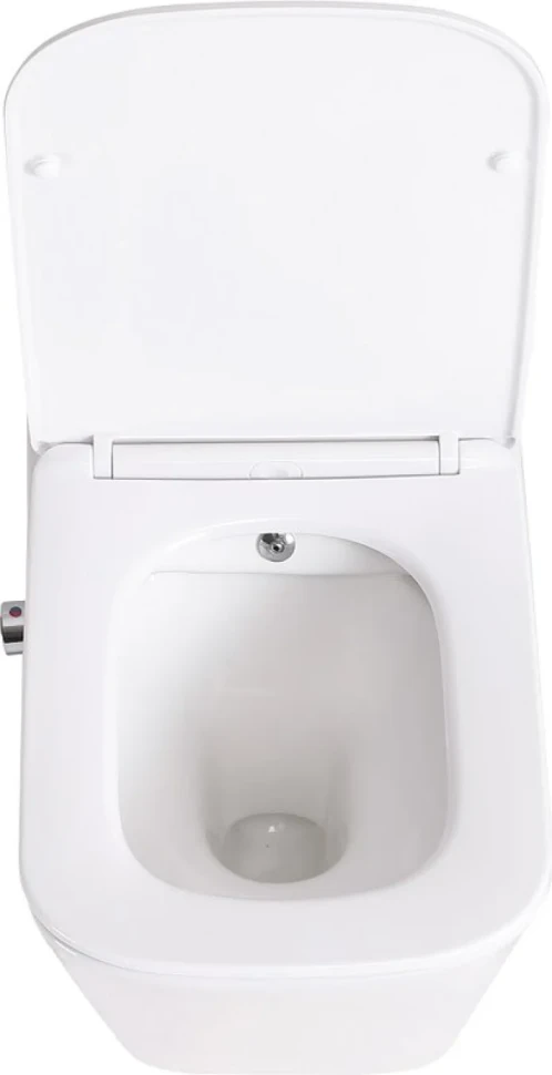 Унитаз подвесной BelBagno Due BB3103CHR-BS/SC с микролифтом, со смесителем и функцией биде
