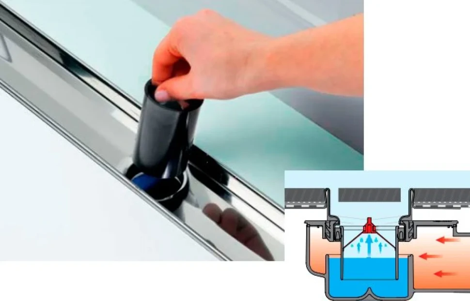Душевой трап (лоток) TECE Drainline прямой 80 см