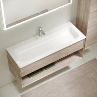 Тумба с раковиной Sancos Marmi 1.0 120 дуб галифакс натуральный