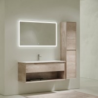Тумба с раковиной Sancos Marmi 1.0 120 дуб галифакс натуральный