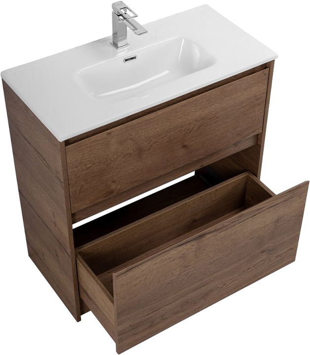 Тумба под раковину BelBagno Kraft 39 80 напольная, rovere tabacco