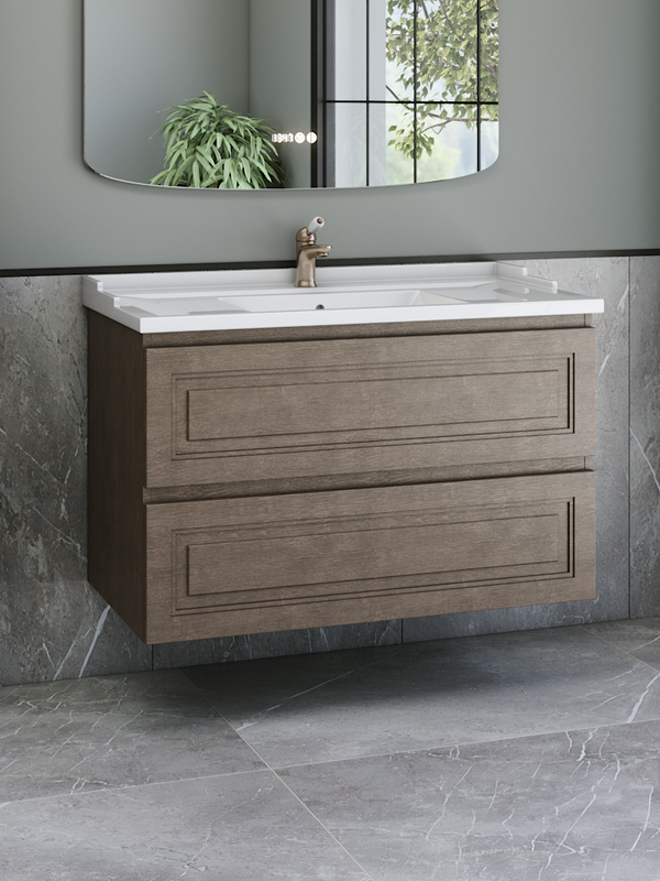 Тумба с раковиной Caprigo Wales 100 шоколадный орех