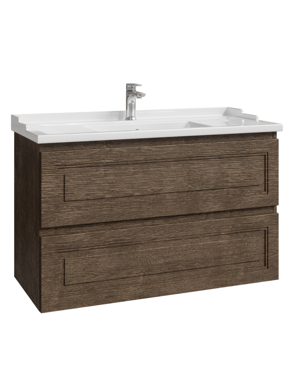 Тумба с раковиной Caprigo Wales 100 шоколадный орех