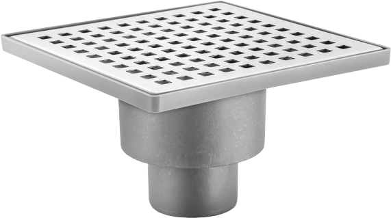 Душевой трап Berges Trend 091004, 15x15 см