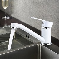 Смеситель для кухни Frap H41 F4541 белый, хром