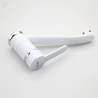 Смеситель для кухни Frap H41 F4541 белый, хром
