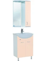 Зеркало Bellezza Астра R 50 бежевое