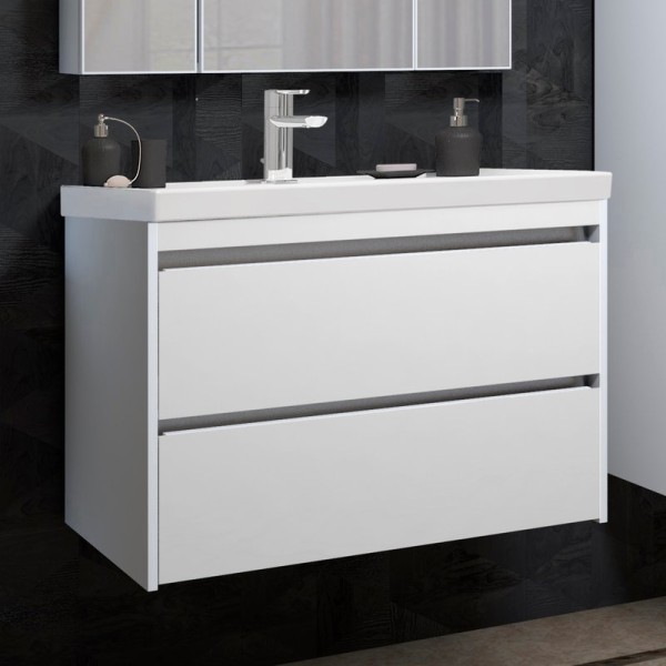 Тумба под раковину Opadiris Фреш 80 белая, вар.2