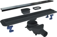 Душевой трап (лоток) BelBagno Luce BB-LD-LUCE-60-NERO 55 см, матовый черный