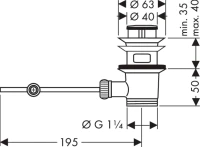Смеситель для биде Hansgrohe Vivenis Vivenis 75200000 Смеситель для биде Hansgrohe Vivenis Vivenis 75200000
