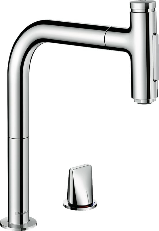 Смеситель для кухни Hansgrohe Metris Select M71 Metris Select M71 73819000 хром