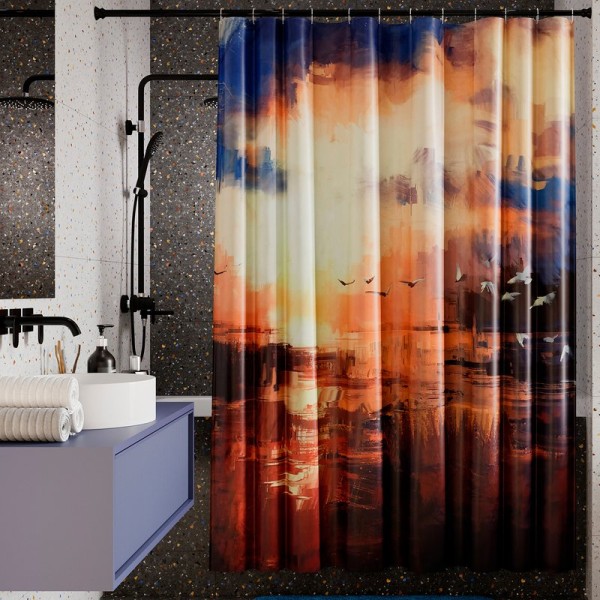 Штора для ванной Wasserkraft Ammer SC-70103