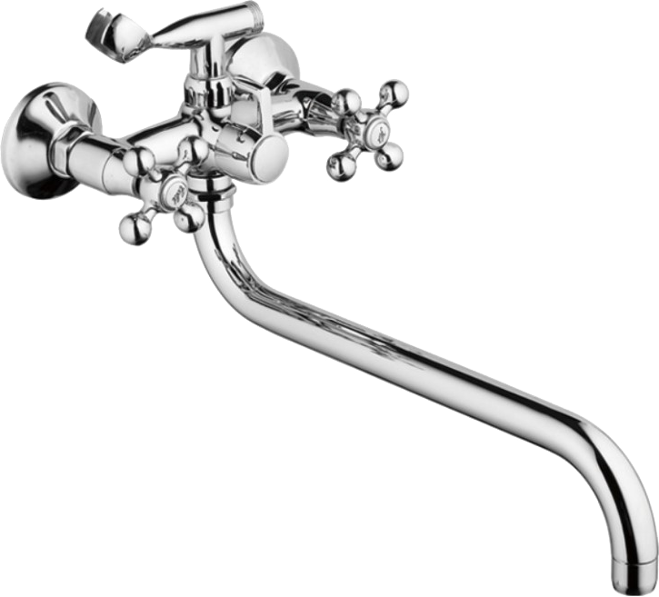 Смеситель с длинным изливом для ванны Haiba HB19 HB2619-2