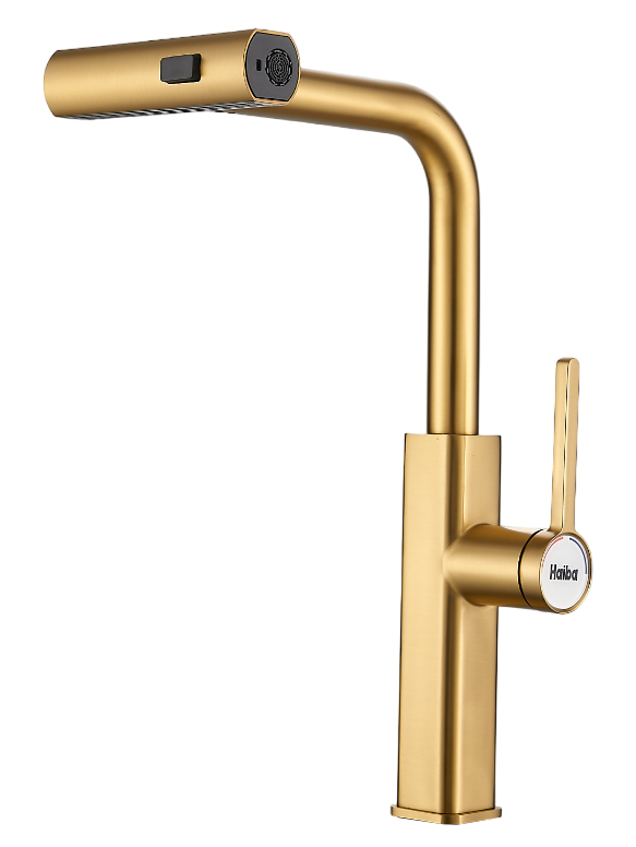 Смеситель для кухни Haiba HB73824-5 золото