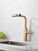 Смеситель для кухни Haiba HB73824-5 золото