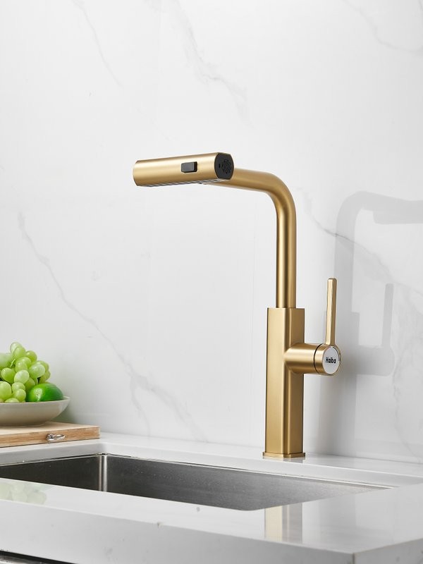 Смеситель для кухни Haiba HB73824-5 золото
