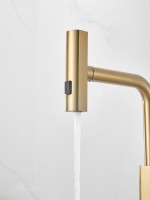 Смеситель для кухни Haiba HB73824-5 золото