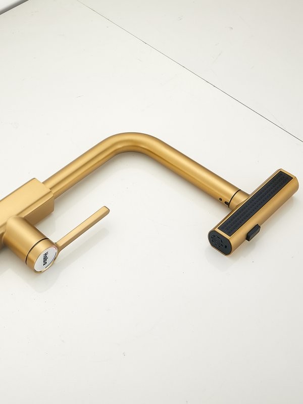 Смеситель для кухни Haiba HB73824-5 золото