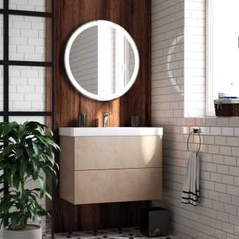 Мебель для ванной Art&Max Verona-Push 80 камень светлый