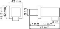 Шланговое подключение Wasserkraft A089