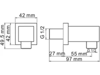Шланговое подключение Wasserkraft A089 Шланговое подключение Wasserkraft A089