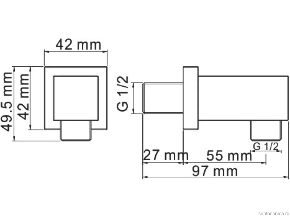 Шланговое подключение Wasserkraft A089
