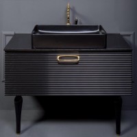 Тумба под раковину Armadi Art Vallessi Avangarde Linea 80 черная