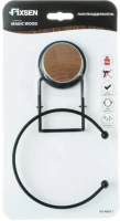 Полотенцедержатель Fixsen Magic Wood FX-46011 кольцо, черный Полотенцедержатель Fixsen Magic Wood FX-46011 кольцо, черный
