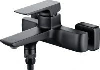 Смеситель для ванны с душем Allen Brau Infinity 5.21006-31 чёрный матовый Смеситель для ванны с душем Allen Brau Infinity 5.21006-31 чёрный матовый