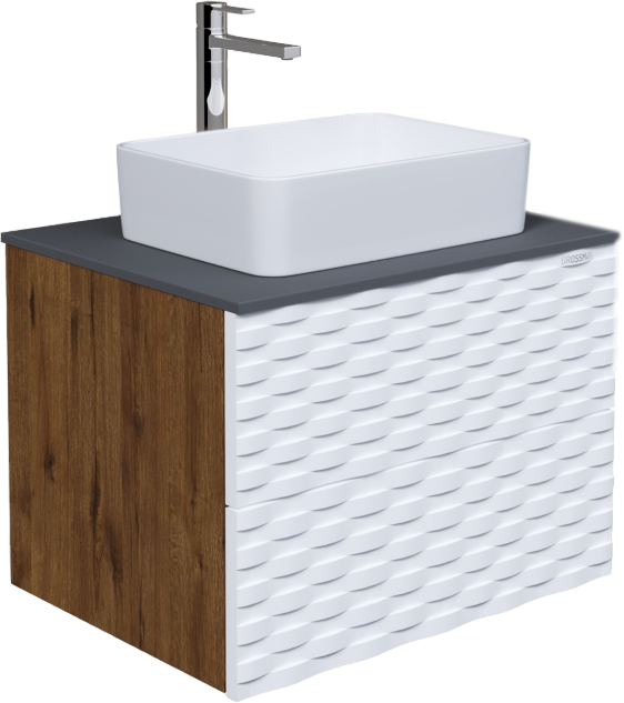 Тумба под раковину Grossman Альба 65 веллингтон, белая