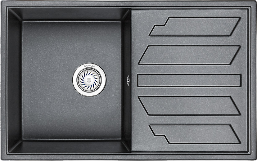 Мойка кухонная Granula 8002, шварц