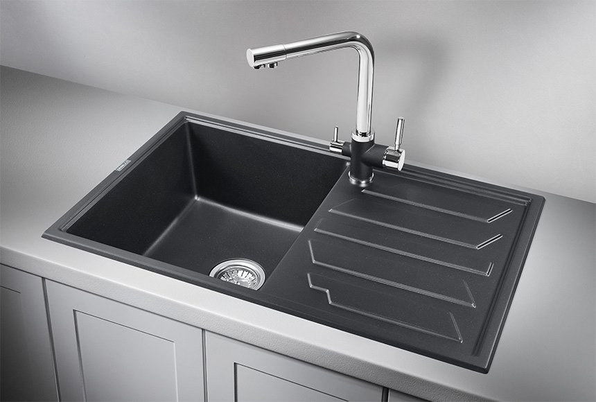 Мойка кухонная Granula 8002, шварц