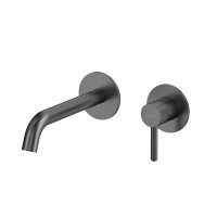 Смеситель для раковины WHITECROSS 2-Y1225GM оружейная сталь