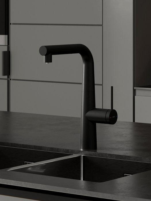 Смеситель для кухни IDDIS PURBLPFi05N черный матовый