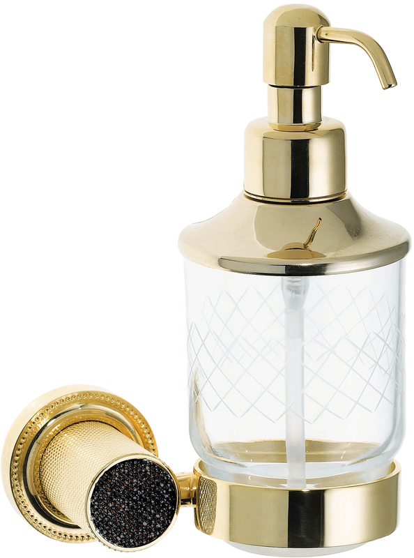 Дозатор Boheme Royal Cristal Black Gold подвесной