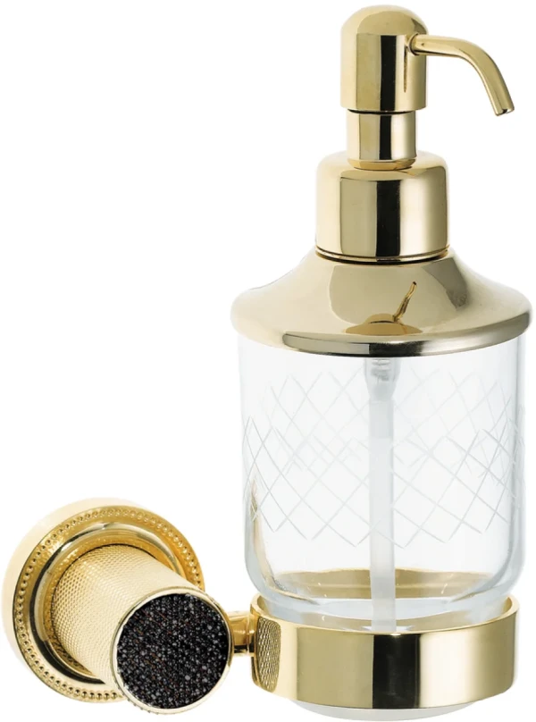 Дозатор Boheme Royal Cristal Black Gold подвесной