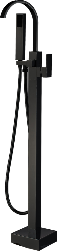 Напольный смеситель для ванны с душем BOCH MANN Resia BM9191 матовый черный