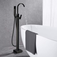 Напольный смеситель для ванны с душем BOCH MANN Resia BM9191 матовый черный