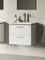 Тумба под раковину без столешницы Ravak Balance II SD 50 глянцевая белая, без ручек