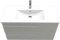 Тумба с раковиной Laparet Atlas 100 кашемир матовый