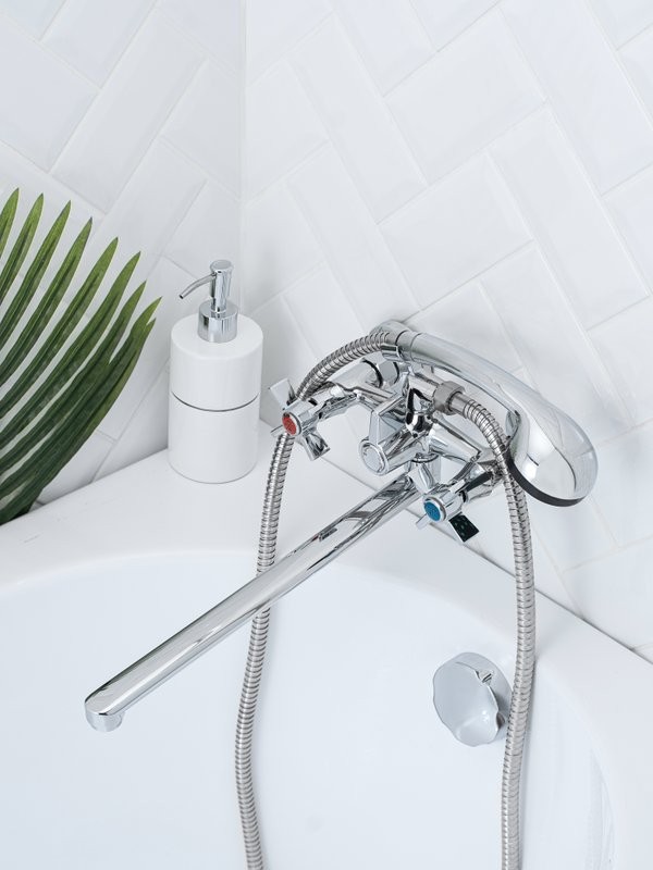 Смеситель с длинным изливом для ванны РМС SL118 SL118-140P