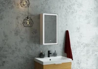 Зеркало-шкаф CONTINENT Allure R 35х65 с подсветкой