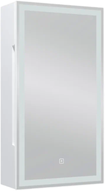 Зеркало-шкаф CONTINENT Allure R 35х65 с подсветкой