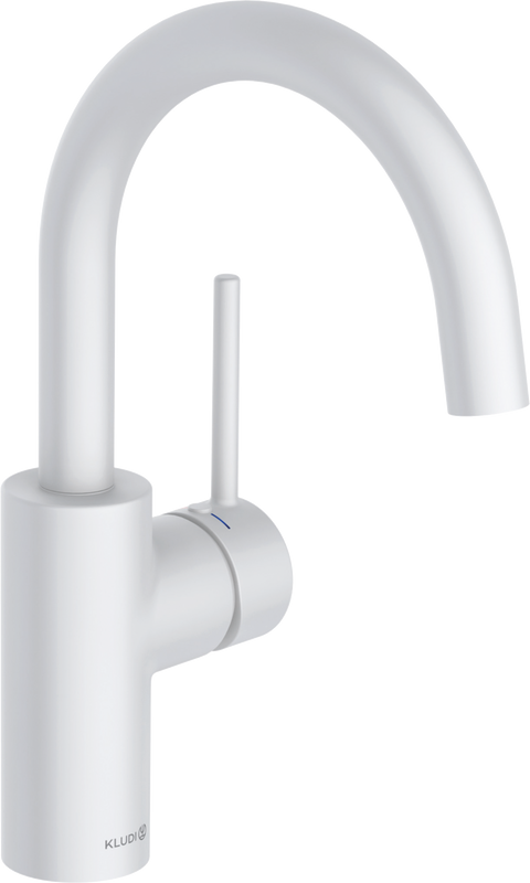 Смеситель для раковины Kludi Bozz 380285376 белый матовый