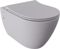 Комплект Унитаз подвесной BOCCHI Venezia 1295-006-0129 серый матовый + Крышка A0336-006 с микролифтом, серая матовая + Инсталляция Grohe Rapid SL 38775001H 4 в 1 с кнопкой смыва и шумоизоляцией