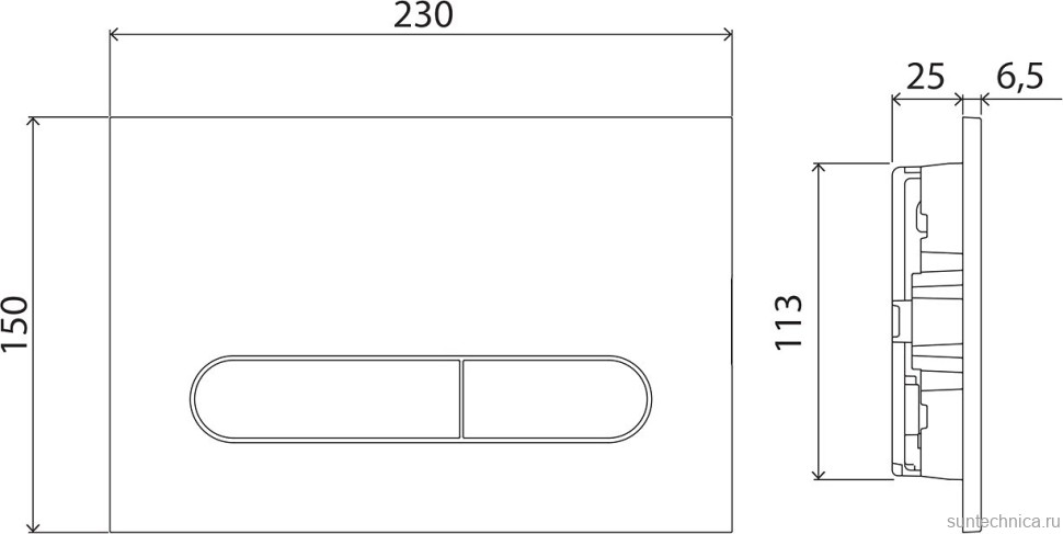 Комплект Унитаз подвесной BelBagno Due BB3103CHR/SC безободковый, с микролифтом, инсталляция BB002-80 с кнопкой BB005-PR-CHROME